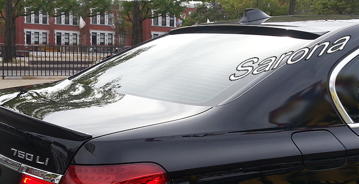 Custom BMW 7 Series  Sedan Roof Wing (2009 - 2015) - $320.00 (Part #BM-042-RW)